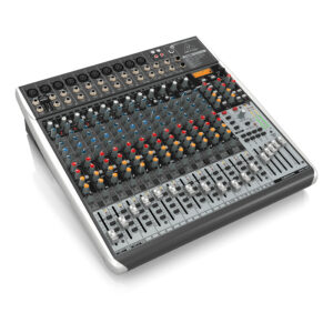 QX2442USB : Premium 24-Input 4/2-Bus Mixer with XENYX Mic Preamps & Compressors, Klark Teknik Multi-FX Processor, Wireless Option and USB/Audio Interface