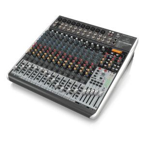 QX2442USB : Premium 24-Input 4/2-Bus Mixer with XENYX Mic Preamps & Compressors, Klark Teknik Multi-FX Processor, Wireless Option and USB/Audio Interface