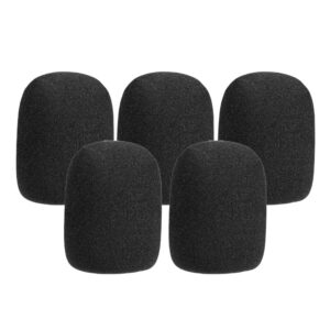 AVE VOX-SOKB Black Foam Microphone Windsocks 5 Pack