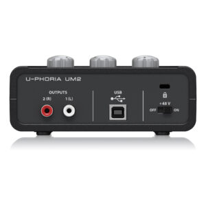 UM2 : Audiophile 2x2 USB Audio Interface with XENYX Mic Preamplifier