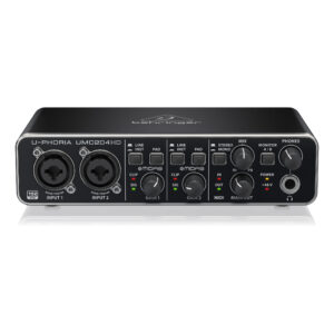 UMC204HD : Audiophile 2x4, 24-Bit/192 kHz USB Audio/MIDI Interface with Midas Mic Preamplifiers