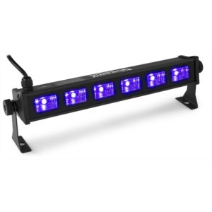 Beamz BUV63 UV LED BAR With 6 X 3W UV LEDs