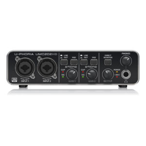 UMC202HD : Audiophile 2x2, 24-Bit/192 kHz USB Audio Interface with Midas Mic Preamplifiers