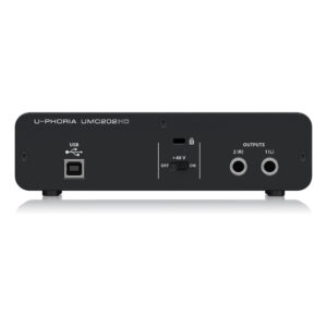 UMC202HD : Audiophile 2x2, 24-Bit/192 kHz USB Audio Interface with Midas Mic Preamplifiers