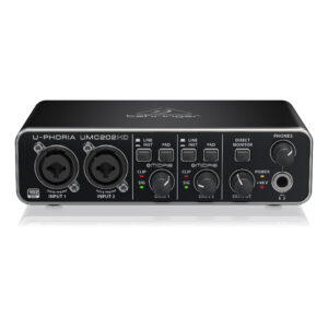 UMC202HD : Audiophile 2x2, 24-Bit/192 kHz USB Audio Interface with Midas Mic Preamplifiers