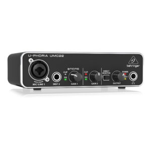 UMC22 : Audiophile 2x2 USB Audio Interface with Midas Mic Preamplifier