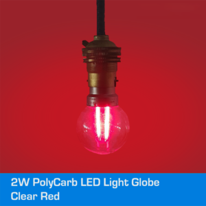 2W_LED_Transparent_Red