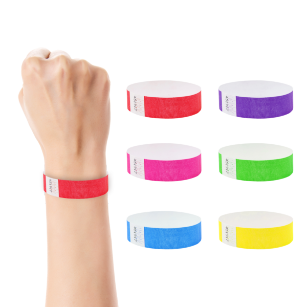 TYVEK SECURITY WRISTBANDS