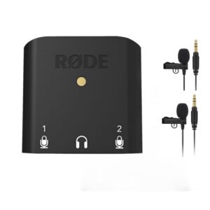 Rode AI-Micro Compact Audio Interface and 2 x Lavalier Go (Black) Package