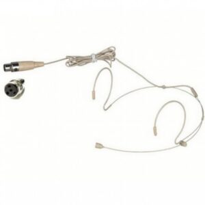 Dual Ear Headworn Mic for SHURE Wireless - Beige