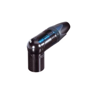 Neutrik NC3MRX XLR 3 pin male Right Angle line plug (Black)